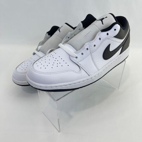 Jordan 1 Low White Black Men\'s - 553558 132 - US - Men\'s 13 - NEW